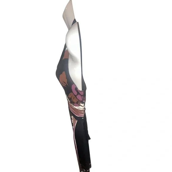 Jones New York Brown and Black Halter Sundress Sz 6 - Picture 4 of 9